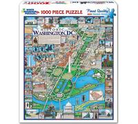 Puzzle En Bois White Mountain Washington DC 1000 Pièces 760Mm X 610Mm