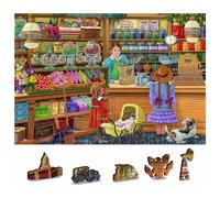 Puzzle en bois WOODEN CITY Douce aventure 2in1, 1000 pièces ECO