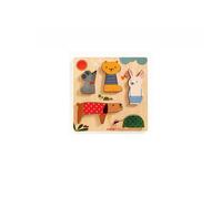 Puzzle en Bois WoodyPets : Apprenez en Jouant avec des Animaux Domestiques