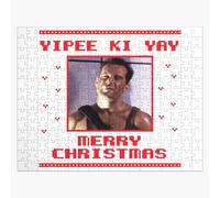Puzzle en bois Yippee Ki Yay joyeux Noël 300 pièces 38x26 cm jouet décoration mur
