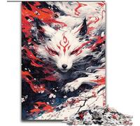 Puzzle en Carton 1000 pièces Dieu des Renards pour Adultes, décoration d'intérieur, pour Noël et Le Nouvel an, Taille 26x38cm