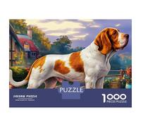 Puzzle en Carton Beagle 1000 pièces « Course en forêt » pour Adultes et débutants. Idéal pour se détendre, se divertir à la Maison et Faire des Loisirs. 1000 pièces, 52 x 38 cm.