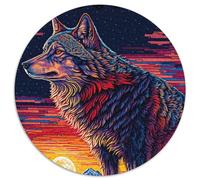 Puzzle en Carton de 1 000 pièces pour Adultes, série Wolf Art, idéal pour Les Adolescents et Les soirées de Jeux en Famille (67,5 x 67,5 cm).