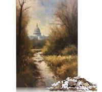 Puzzle en Carton de qualité supérieure représentant Washington DC Beauty USA, Jeux créatifs, pour Femmes et Hommes, Cadeau d'anniversaire, 1 000 pièces (75 x 50 cm)