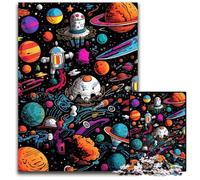 Puzzle en Carton Galaxy Planet 1000 pièces pour Adultes, Jeu de décoration Stimulant pour Le Cerveau, Jouet interactif Familial 26x38cm / 10,23x14,96 Pouces
