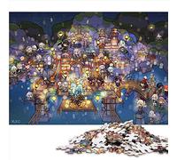 Puzzle en Carton Genshin Impact, 1000 pièces Extra Larges, Jouets Anti-Stress, 10,27x14,96 Pouces