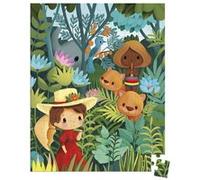 Puzzle en carton Janod Inspiré de Rousseau avec poster 100 pièces Multicolore E