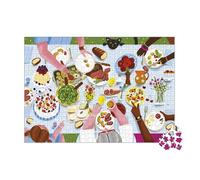 Puzzle en carton Janod Repas de famille 1000 pièces Multicolore E