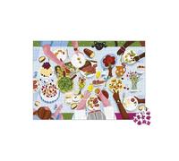 Puzzle en carton janod repas de famille