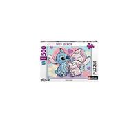 Puzzle en carton Nathan Disney Stitch & Angel 500 pièces Mes Héros Multicolore
