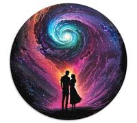Puzzle en Carton pour Adultes « Endless Love Space » 1 000 pièces, idéal pour Les Anniversaires, Noël et Halloween (67,5 x 67,5 cm)