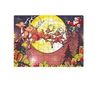 Puzzle en Carton | Souhaits de Noël Père Noël Grand Puzzle - Décoration de Père d'hiver de, Puzzles pour Filles, garçons,