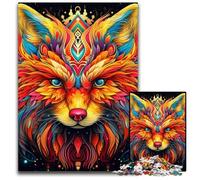 Puzzle en Carton Yellow Fox 1000 pièces pour Adultes, Casse-tête Stimulant pour Adolescents, soirée de Jeux en Famille Amusante 26x38cm / 10,23x14,96 Pouces