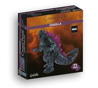 Puzzle en Cristal | 3D Godzilla | Design Transparent | 71 pièces | Kit de Construction pour Enfants et Adultes | HCM Kinzel