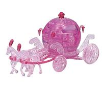 HCM-Kinzel Puzzle 3D Carrosse Royal Rose – Kit de construction en cristal transparent 67 pièces