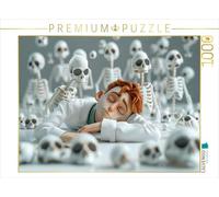 Puzzle · en Fait, il dort - étudiant en médecine | 1000 pièces · Format assemblé 64 × 48 cm · CALVENDO Puzzle