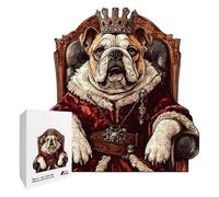 Puzzle en forme de chien - Conception animale irrégulière, Jeu de réflexion difficile, Planche à puzzle avec motif en relief amusant, Alternative de tapis de souris décoratif | Chambre pour les