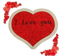 Puzzle en Forme de cœur, Blocs de Construction en Forme de cœur - Briques de Construction - Décoration Romantique pour Anniversaire, décoration Romantique, Cadeaux de Saint-Valentin pour Femmes et