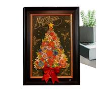 Puzzle en Forme de Sapin de Noël Décoration Défi en Bois de 135 Pièces | Puzzle Décoratif Sapin de Noël pour les familles, les , les étudiants, les fêtes en dortoir, les salles de t le sal