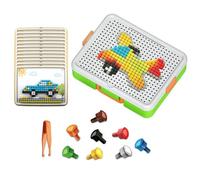 Puzzle en forme d'éponge éducative 3D interactif pour la pensée logique | Puzzle de gymnastique cérébrale 480 pièces pour enfants garçons et filles, maison, salle de classe, salle de jeux