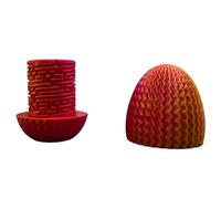 Puzzle en forme d'œuf de labyrinthe imprimé en 3D, boîte à casse-tête unique, boîte cadeau unique, labyrinthe d'entraînement 3D pour enfants et adultes