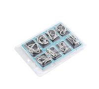Puzzle en métal Puzzle Chinois Ring Puzzle Game logique Durable pour Les Enfants Adultes (Style B)