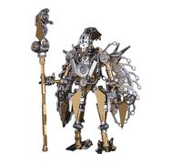 Puzzle en Métal, Puzzle en Métal pour Adultes, Puzzle Mécanique de Figure Chinoise Ancienne pour Adultes, Kits de Modèles en Métal Déformables pour Hommes, Jouets