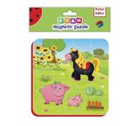 Puzzle en mousse avec aimant "Cheval et cochons" RK5010-08