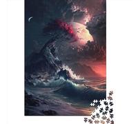 Puzzle en Papier 1000 Pièces avec Paysages Fantaisie Colorés pour Adultes Jeu Éducatif Jouet de Défi 1000 Pièces (38x26cm)