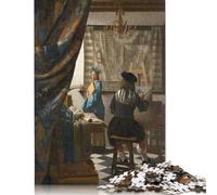 Puzzle en Papier 1000 pièces « Brûler Le Pinceau » pour Adolescents Adultes, Jeux éducatifs à Domicile, Jouets DIY, Cadeaux de Noël, 1000 pièces (75 x 50 cm)