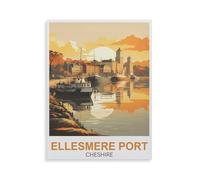 Puzzle en Papier 1000 Pieces，Ellesmere Port Cheshire Ouest et Chester，Adultes Enfants Classique Jeu Cadeau（50x70cm）-GX30