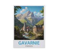 Puzzle en Papier 1000 Pièces，Gavarnie Pyrénées，Adultes Enfants Assemblage De Puzzles Jouets（38x26cm）-GO88