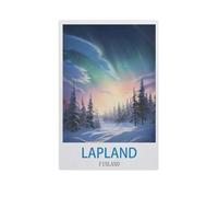 Puzzle en Papier 1000 Pieces,Laponie, Finlande,Adultes Enfants Classique Jeu Cadeau(50x70cm)-FZ65