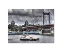 Puzzle en Papier 1000 Pièces，Les ponts sur Le Rhin à Duisburg，Adultes Enfants Assemblage De Puzzles Jouets（50x70cm）-AF72