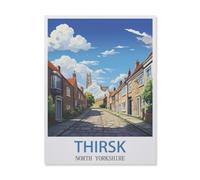 Puzzle en Papier 1000 Pieces，Thirsk Yorkshire du Nord，Adultes Enfants Classique Jeu Cadeau（50x70cm）-FI65