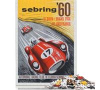 Puzzle en Papier 1000 pièces - Trophée France-Amérique Reims Juillet 1965 - Puzzle pour Adultes et Adolescents - Jeu éducatif en Carton - 38 x 26 cm - 1000 pièces