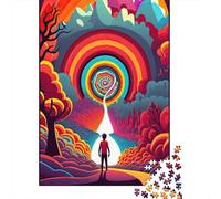 Puzzle en papier artistique avec intelligence artificielle pour enfants, 1000 pièces, puzzle adulte, jeu éducatif, jouet, cadeaux pour la veille de Noël, 1000 pièces (38 x 26 cm)