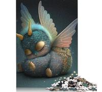 Puzzle en papier avec de jolis monstres, 1000 pièces, puzzle adulte, jeu éducatif, défi, jouet, cadeaux pour la veille de Noël, 1000 pièces (38x26 cm)