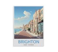 Puzzle en Papier，Brighton East Sussex，1000 Pièces Puzzles Jeu De Jouets Interactifs, Scies Sauteuses Classiques（50x70cm）-GZ15