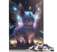 Puzzle en papier de 1000 pièces de monstres adorables pour adultes, difficile à résoudre, idéal pour la veille de Noël, 1000 pièces (38 x 26 cm)