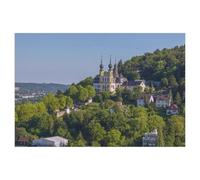 Puzzle en Papier De 1000 Pièces pour Adultes，Chapelle de pèlerinage Käppele，Jouets De Décompression Éducatifs Et Intellectuels, Jeux Familiaux Amusants pour Enfants（38x26cm）-AL39