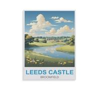 Puzzle en Papier De 1000 Pièces pour Adultes，Château de Leeds Broomfield，Jouets De Décompression Éducatifs Et Intellectuels, Jeux Familiaux Amusants pour Enfants（50x70cm）-GU41