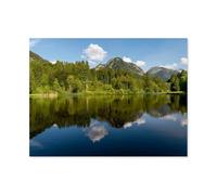 Puzzle en Papier De 1000 Pièces pour Adultes，Étang de Mousse près d’Oberstdorf，Jouets De Décompression Éducatifs Et Intellectuels, Jeux Familiaux Amusants pour Enfants（38x26cm）-AU37