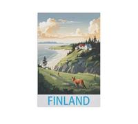 Puzzle en Papier De 1000 Pièces pour Adultes，Finlande，Jouets De Décompression Éducatifs Et Intellectuels, Jeux Familiaux Amusants pour Enfants（38x26cm）-AM21