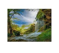 Puzzle en Papier De 1000 Pièces pour Adultes，Les Chutes du Voile，Jouets De Décompression Éducatifs Et Intellectuels, Jeux Familiaux Amusants pour Enfants（38x26cm）-Z93