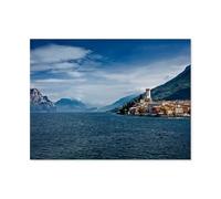 Puzzle en Papier De 1000 Pièces pour Adultes，Malcesine，Jouets De Décompression Éducatifs Et Intellectuels, Jeux Familiaux Amusants pour Enfants（38x26cm）-AO65