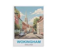 Puzzle en Papier De 1000 Pièces pour Adultes，Wokingham Comté de Berkshire，Jouets De Décompression Éducatifs Et Intellectuels, Jeux Familiaux Amusants pour Enfants（38x26cm）-GW1