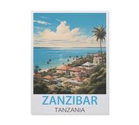 Puzzle en Papier De 1000 Pièces pour Adultes,Zanzibar Tanzanie,Jouets De Décompression Éducatifs Et Intellectuels, Jeux Familiaux Amusants pour Enfants(50x70cm)-FM97