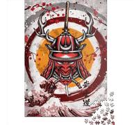 Puzzle en Papier de Guerrier Samouraï 1000 Pièces pour Adultes Puzzle 1000 Pièces pour Adultes Jeux Éducatifs 1000 Pièces (38x26cm)
