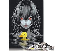 Puzzle en papier d'horreur de canard pour adultes, puzzle de 1000 pièces, puzzle rectangulaire, cadeaux et décoration de la maison, jeu familial, 38 x 26 cm/1000 pièces
